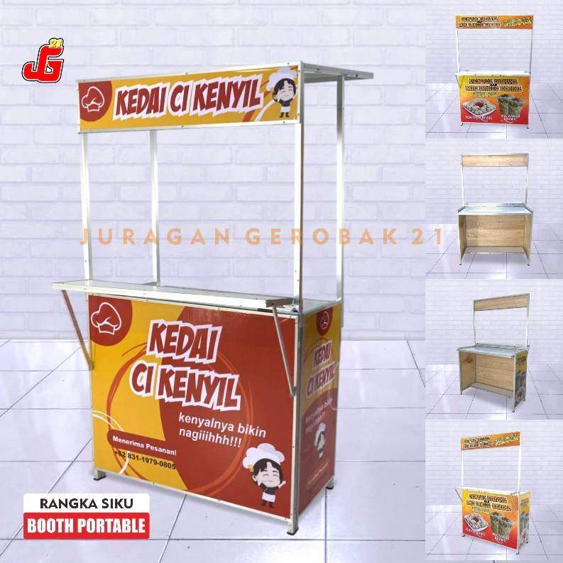 Booth Portable Plus Meja Display EXTRA JUMBO
