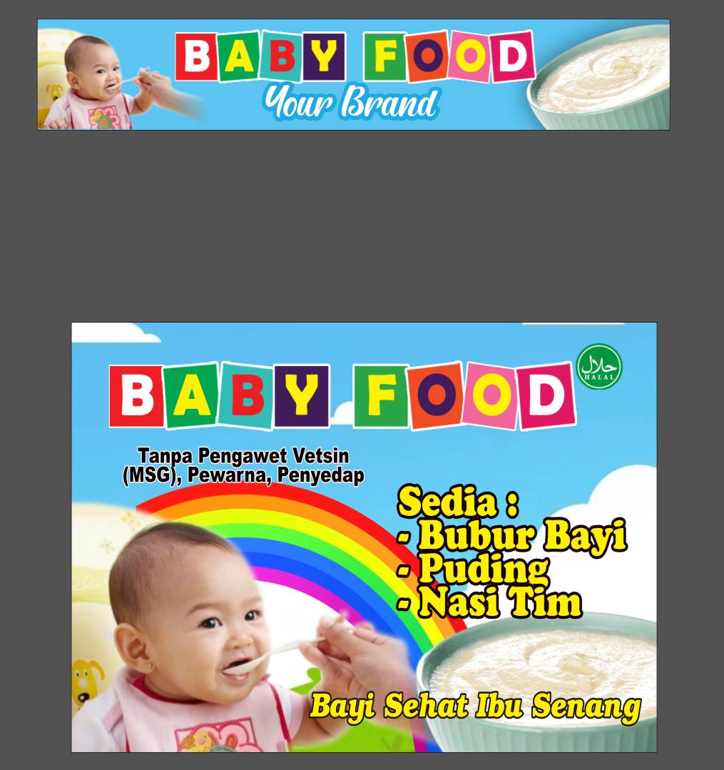 Desain bubur bayi 002