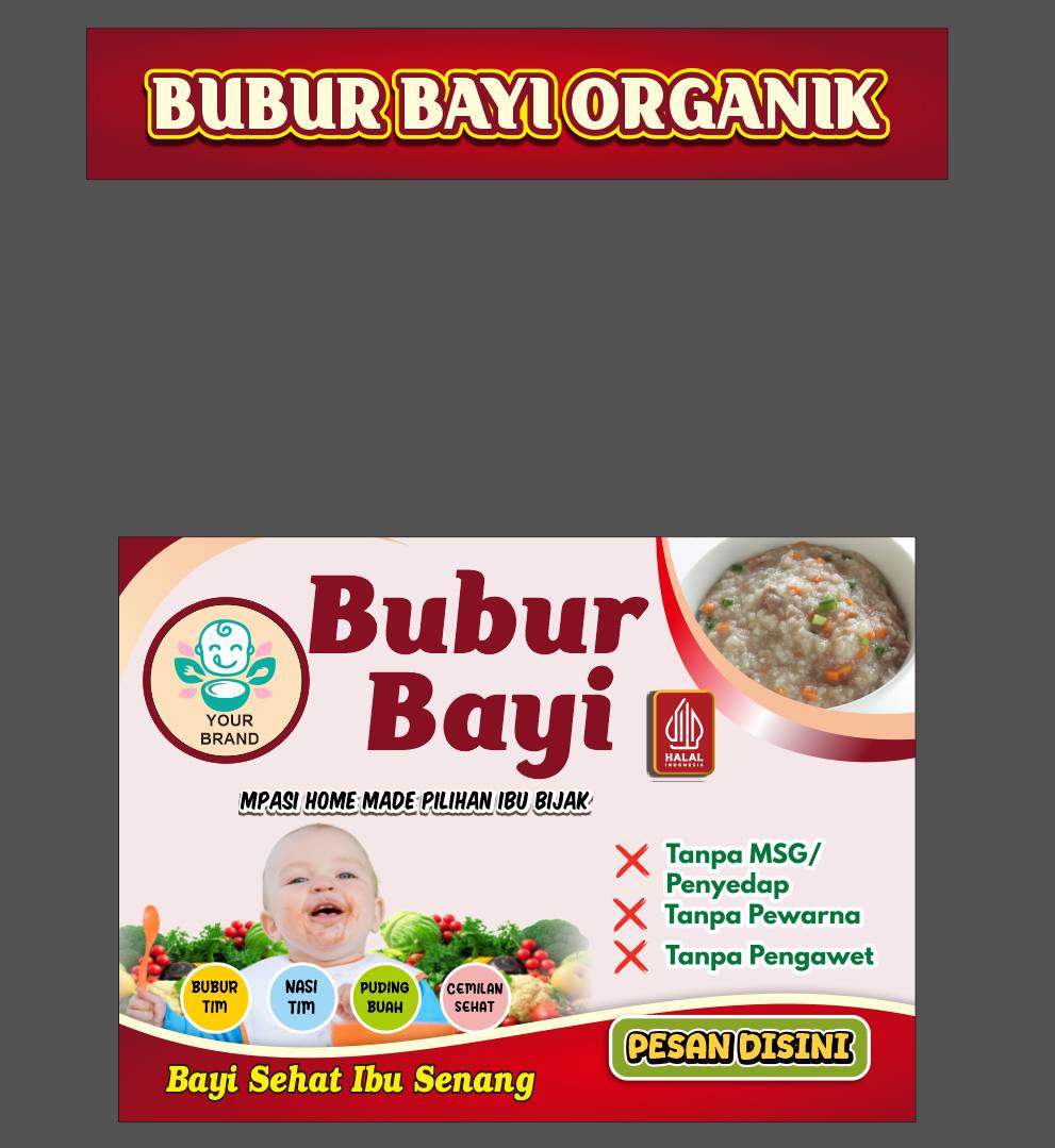 Desain bubur bayi 003